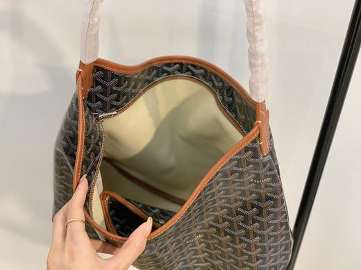 goyard hobo拉链托特-棕色 商品图7