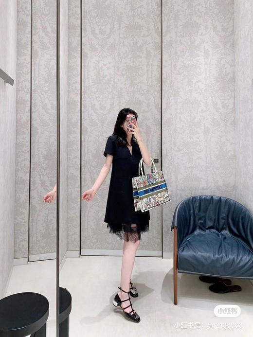 tote购物袋36cm 原单-北极星黑色 商品图2