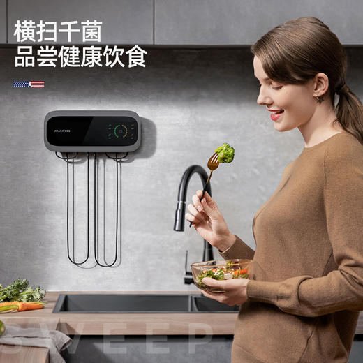 迈卡罗 （MACAIIROOS）)果蔬清洗机家用壁挂洗菜机食材净化机器蔬菜水果鱼肉虾去农药残 MC-QX113 商品图6