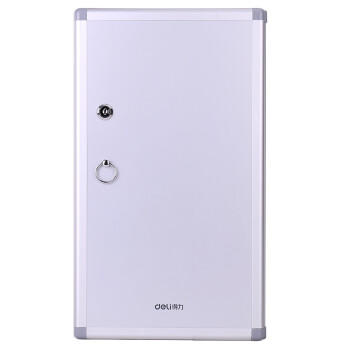 得力(deli)48位铝合金钥匙管理箱 带锁钥匙整理保管箱收纳柜/含钥匙牌 银色 商品图0