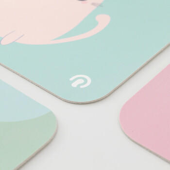 镭拓（Rantopad）S1 皮革防水鼠标垫小号 可爱 桌垫笔记本电脑办公垫 小猫 商品图0