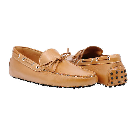 断码特价45码——意大利原产手工制作高品质超舒适男士豆豆鞋开车鞋U0160002/020-小牛皮 商品图4