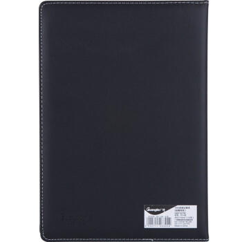 广博16K/114张笔记本本子加厚软面皮面记事本简约商务办公文具笔记本黑色 GBP16730 商品图3