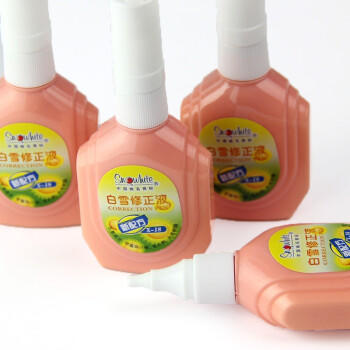 白雪（snowhite）(snowhite)X-18修正液18ml学生涂改液学习办公改正液多用途修正笔粉瓶单支装 商品图2