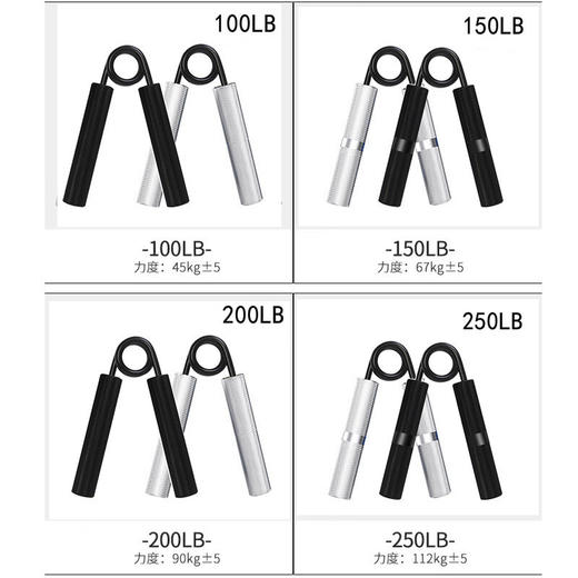 可调节握力器R型弹簧握力器多功能 手指康复训练健身器 商品图5