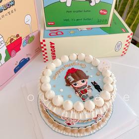 泡泡玛特复古蛋糕（可换娃娃）-低糖处理无添加