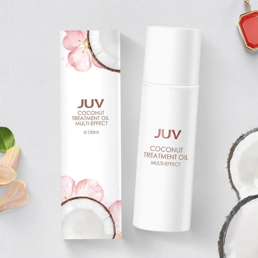 JUV觉芙多效椰子油护理油护发护肤卸妆保湿身体分馏精油按摩油全身120ml 商品图2