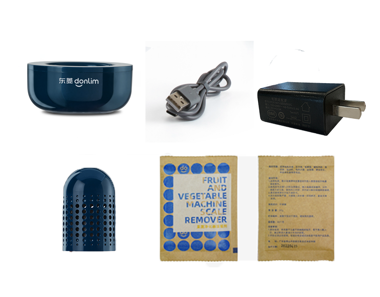 【配件】DL-001  东菱无线果蔬净化器充电底座 / 充电线 / 适配器 / 盖子 / 除垢剂配件