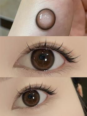 （半年抛）Hancon 微笑弹珠棕（缺货度数8.2到货） 14.2mm  着色13.4mm