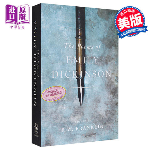 预售 【中商原版】艾米莉狄金森诗集 英文原版 The Poems of Emily Dickinson 诗歌 商品图0