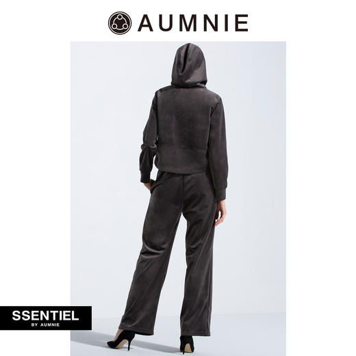 丝绒阔腿长裤 / VELOUR WIDE LEG PANTS 商品图0