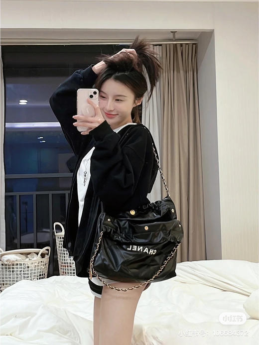 升级品质22bag 〰️ 黑色白字 商品图7