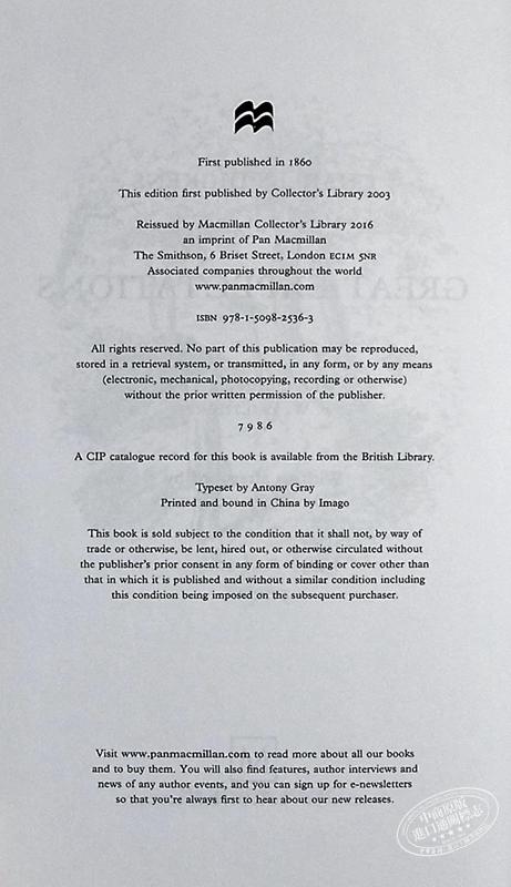 【中商原版】Collectors Library系列：远大前程 英文原版 Great Expectations 商品图8