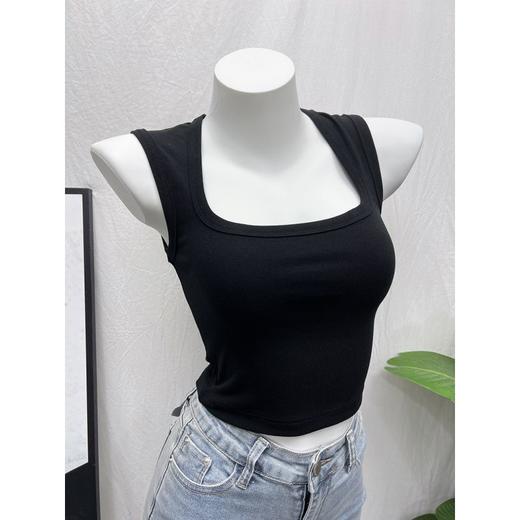 刚需款丨版型超级好 大U领 宽肩吊带#C222902 商品图2