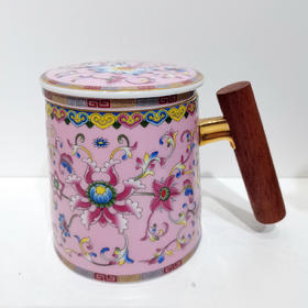 珐琅马克杯°黄/粉