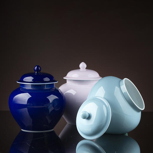 高温颜色釉宝珠罐 商品图1