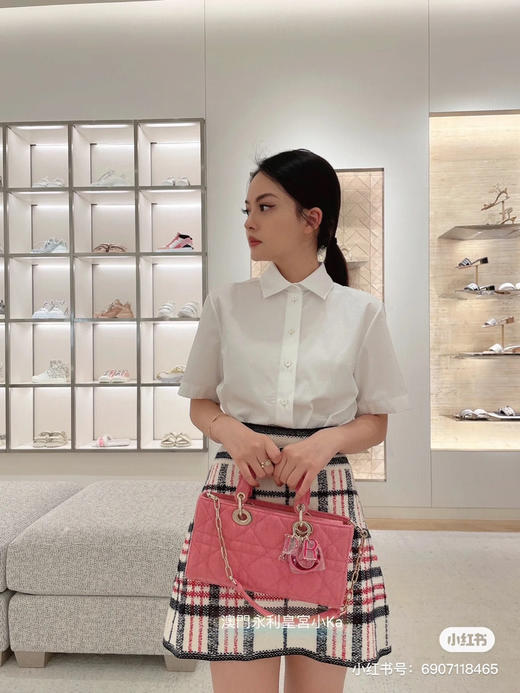 横版牛仔新款戴妃 -粉色 商品图4