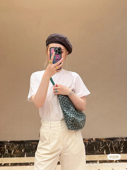 goyard hobo拉链托特-绿色 商品图8