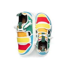 天空之城-OTZ超轻彩色拼接帆布鞋女款