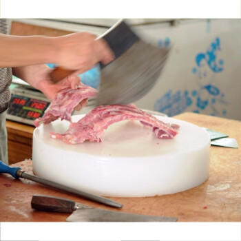 全适圆形加厚PE砧板38*7cm商用切菜板剁骨案板子肉墩菜墩塑料菜板案板 商品图2