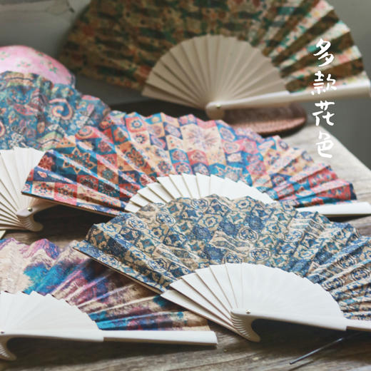 *自营*折叠木扇子#夏日好伴侣#新中式折扇撒扇摺迭扇。 商品图2