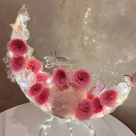 鲜花月亮船蛋糕 商品图0