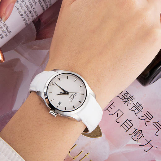 HCT0352101601100  天梭TISSOT  天梭库图 系列皮带女士石英表HCT035.210.16.011.00 商品图1