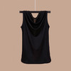 NL-1012荡领背心针织真丝上衣女装夏装无袖背心桑蚕丝面料套头T恤 商品缩略图7