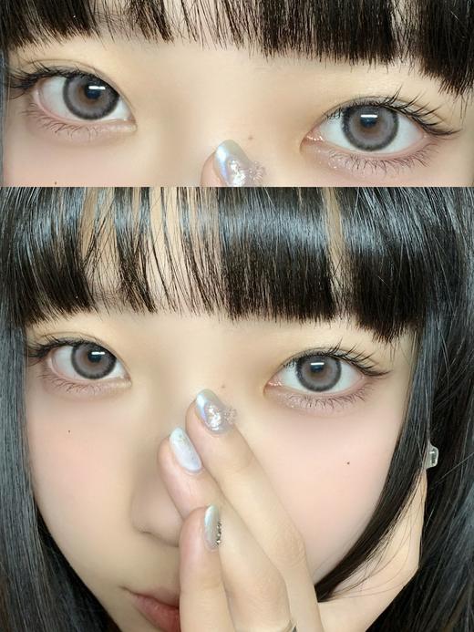 Doragina原宿奶油 14.2mm(着色直径13.5mm) 0-1000度(无525/575) 韩产进口添加硅水凝胶 年抛 商品图0