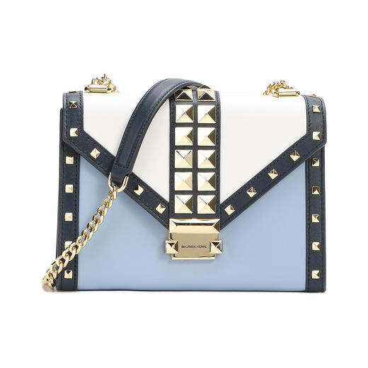 193599515762  迈克高仕MICHAEL KORS Michael Kors 女士中号时尚铆钉装饰链条包30S9GWHL9T【24cmx8cmx18cm】 商品图0