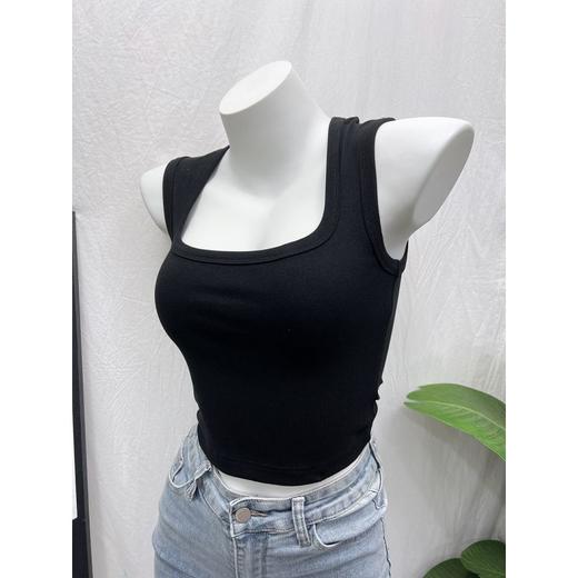 刚需款丨版型超级好 大U领 宽肩吊带#C222902 商品图3