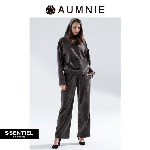 丝绒阔腿长裤 / VELOUR WIDE LEG PANTS 商品图3