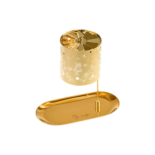 大英博物馆 爱丽丝滚筒走马灯香薰蜡烛配件套装 蜡烛氛围灯罩托盘 商品图4