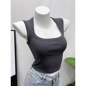 刚需款丨版型超级好 大U领 宽肩吊带#C222902