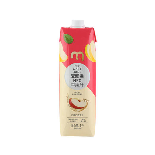 麦德龙 麦臻选 100%NFC苹果汁 1L 商品图0