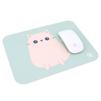 镭拓（Rantopad）S1 皮革防水鼠标垫小号 可爱 桌垫笔记本电脑办公垫 小猫 商品图4