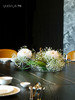 餐桌花仿真花圆桌转盘酒店圆形摆花餐厅桌面中间假花轻奢高档装饰 商品缩略图1