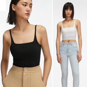 刚需款丨自带胸垫太爽了 吊带背心（防滑脱 背后交叉#C222903