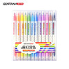 金万年韩版魔幻变色双头荧光笔12色手账笔多色学生用彩色划重点标记G-0595-029 商品缩略图4
