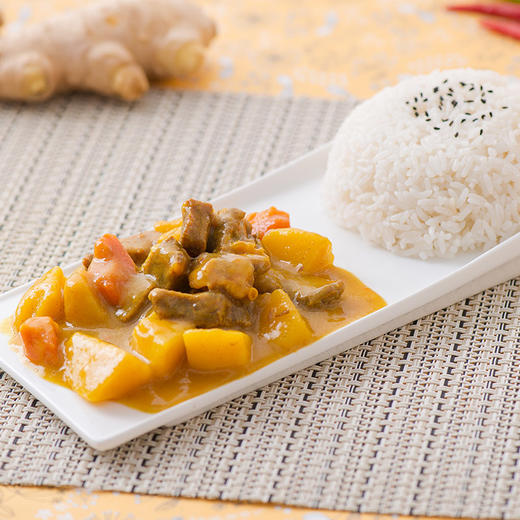 厦门老字号古龙 咖喱牛肉(袋装) 240g/袋*3袋 加热即食！美味只需60秒！就能吃到暖暖的咖喱牛肉！ 商品图2