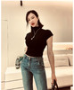 新款J22315322“巨胸T“ 纯欲风复古港风修身高领针织衫（四季可穿） 商品缩略图6