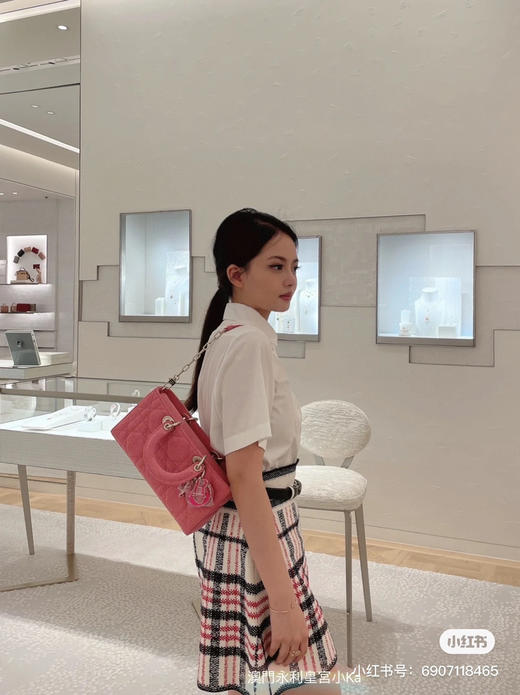 横版牛仔新款戴妃 -粉色 商品图3