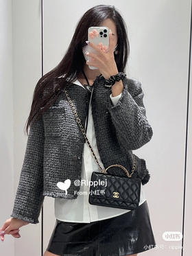 22s 手柄字母woc-黑色羊皮