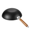 【直发】美珑美利 黑晶铁锅系列炒锅 少油烟物理不易粘炒菜锅 无涂层厨房铁炒锅 黑晶炒锅30cm 商品缩略图4