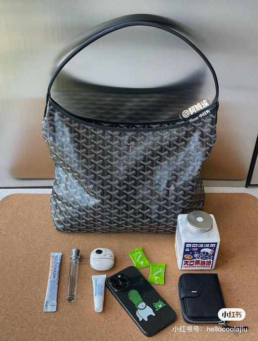 goyard hobo拉链托特-黑色 商品图0