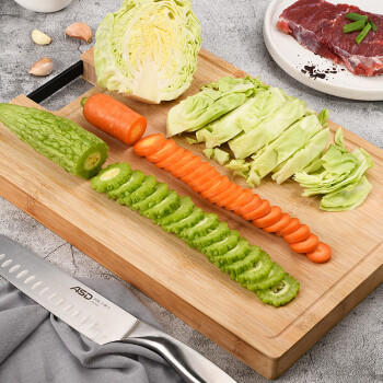 爱仕达（ASD）菜板3cm加厚加大竹砧板双面大案板面板饺子板GJ28B3WG-H 商品图4