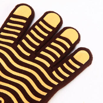 学厨防烫手套  五指硅胶防滑隔热耐高温手套 烤箱用烘焙工具 单只装 商品图5