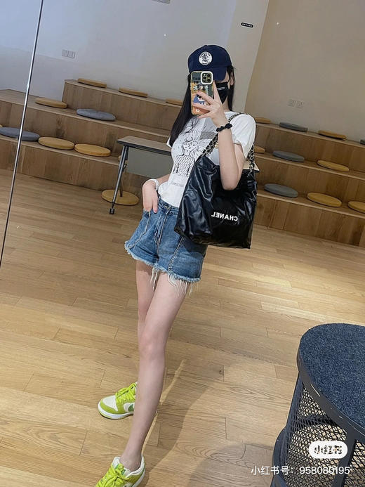 升级品质22bag 〰️ 黑色白字 商品图5