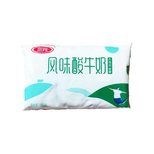【自提-低温】天然无糖袋装酸牛奶180g*5 商品图2