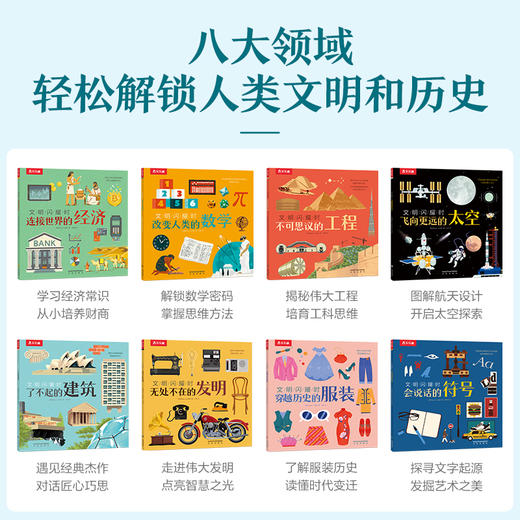 【常青藤爸爸】乐乐趣-文明闪耀时（8册）平装版 商品图1